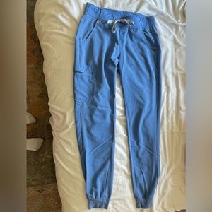 FIGS Zamora Jogger Scrubs - Ceil Blue (Small)